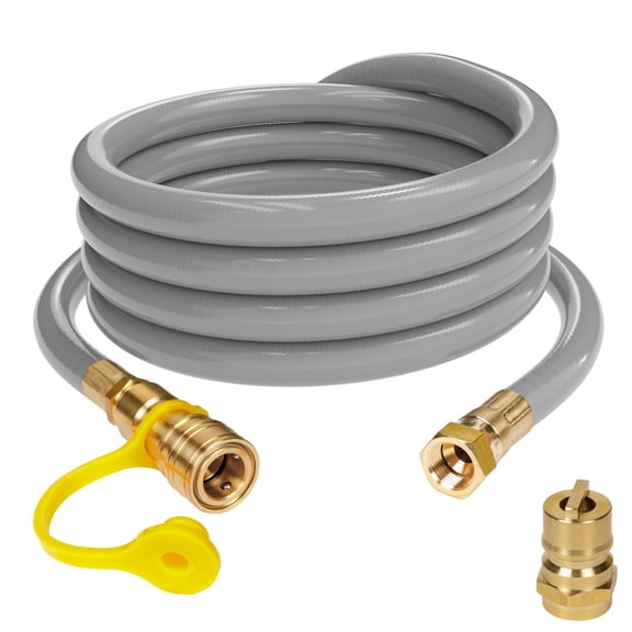 Westinghouse 15" or 25' Natural Gas Hose with Adapter, 1/2-Inch Diameter, For Westinghouse Tri Fuel Generators