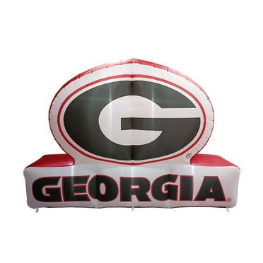 Logo Brands Georgia Bulldogs Pre-Lit 7’x10’ Team Inflatable