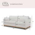 thumbnail image 3 of details by Becki Owens Seraphina Sofa With Natural Wood Base, Assorted Colors, 3 of 16