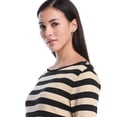 thumbnail image 3 of Rafaella Women's 3/4 Sleeve Boatneck Top, 3 of 11