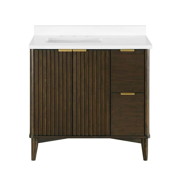 OVE Decors Gabi 36" W x 22" D Freestanding Bathroom Vanity with Sink