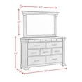 thumbnail image 9 of Society Den Paterson Storage 3PC or 5PC Bedroom Set in Grey, Assorted Sizes, 9 of 10