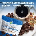 thumbnail image 4 of Gourmet Gatherings Dark Chocolate Keto Cluster, 16 oz., 4 of 5