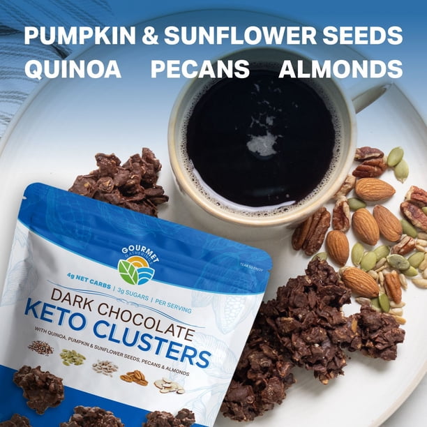 Gourmet Gatherings Dark Chocolate Keto Cluster, 16 oz. - Samsclub.com