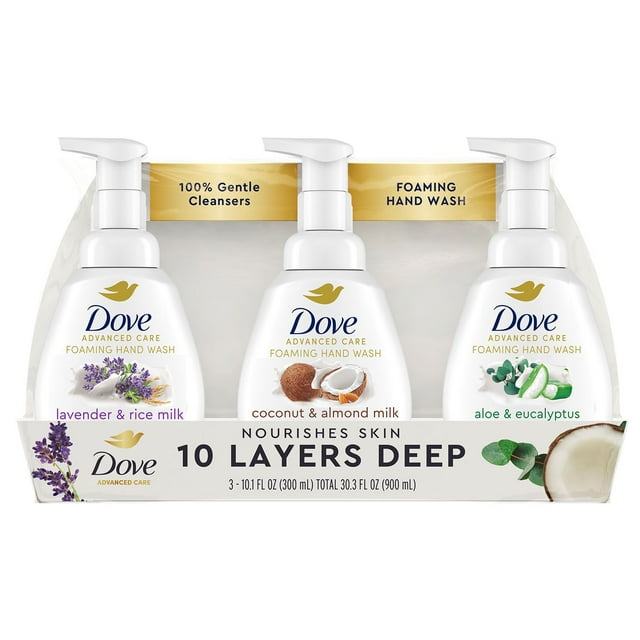 Dove Liquid Foam Hand Wash Variety Pack, 10.1 fl. oz., 3 pk.