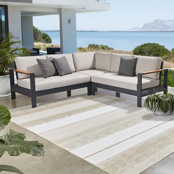 Member's Mark Everwash Willow Indoor/Outdoor Area Rug, 5' x 8'