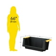 thumbnail image 4 of Member's Mark Heavy Duty Large Stackable Storage Bin, 37.1" L x 16.0" D x 13.8" H, 4 of 14
