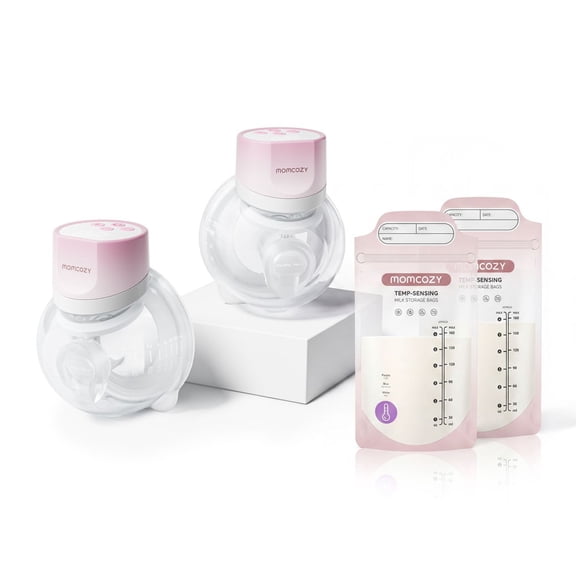Momcozy S12Pro+ Breast Pump with Milk Storage Bags Bundle, 200 ct. Milk Bags