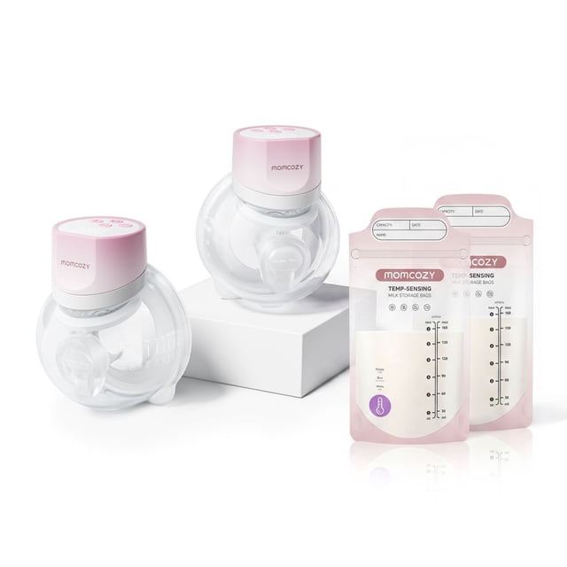 Momcozy S12Pro+ Breast Pump with Milk Storage Bags Bundle, 200 ct. Milk Bags
