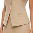 thumbnail image 6 of Express Women's Linen Blend Button-Up Tank Top, 6 of 8