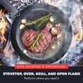 thumbnail image 8 of Bobby Flay by GreenPan Pre-Seasoned Carbon Steel Fry Pan, 12", 8 of 10