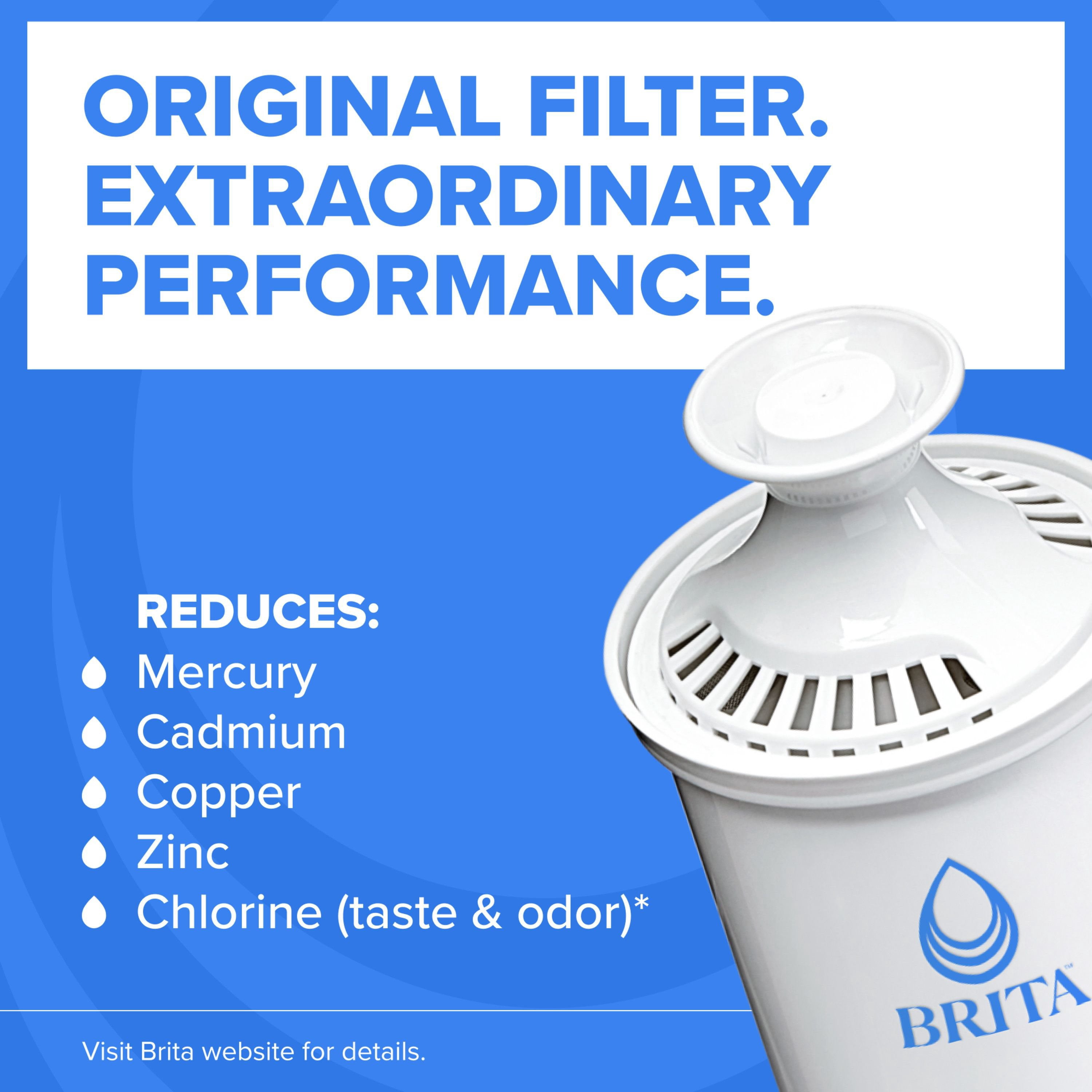 Brita Champlain 10 Cup Water Pitcher, 2 Filters