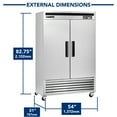thumbnail image 2 of MAXX COLD 54", 42.8 cu. ft., Reach-In Commercial Freezer, 2 of 8