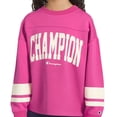 thumbnail image 4 of Champion Girls Oversized Pullover Crewneck, 4 of 7