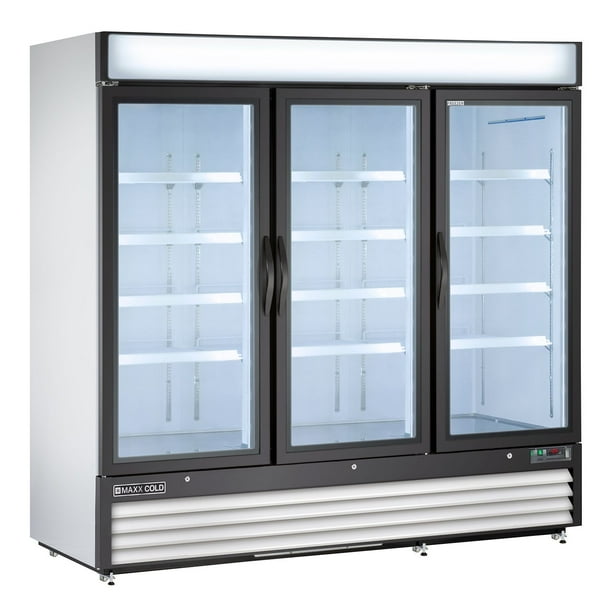 Maxx Cold X-Series Triple Door Upright Merchandiser Freezer (72 cu
