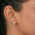 thumbnail image 5 of 0.35 CT. T.W. Round Cut Huggie Hoop Diamond Earrings in 14K Gold, 5 of 5