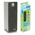 thumbnail image 1 of GermGuardian AC4900FL 22-Inch Air Purifier Tower with HEPA Filter; Plus Bonus Replacement HEPA Filter; UV Sanitizer and Odor Reduction, 1 of 8