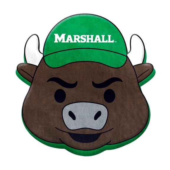 Logo Brands Marshall Thundering Herd Puff Pillow