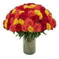 thumbnail interactive-video image 1 of Member's Mark Rose Vase Arrangement, 100 stems, choose color, 1 of 8