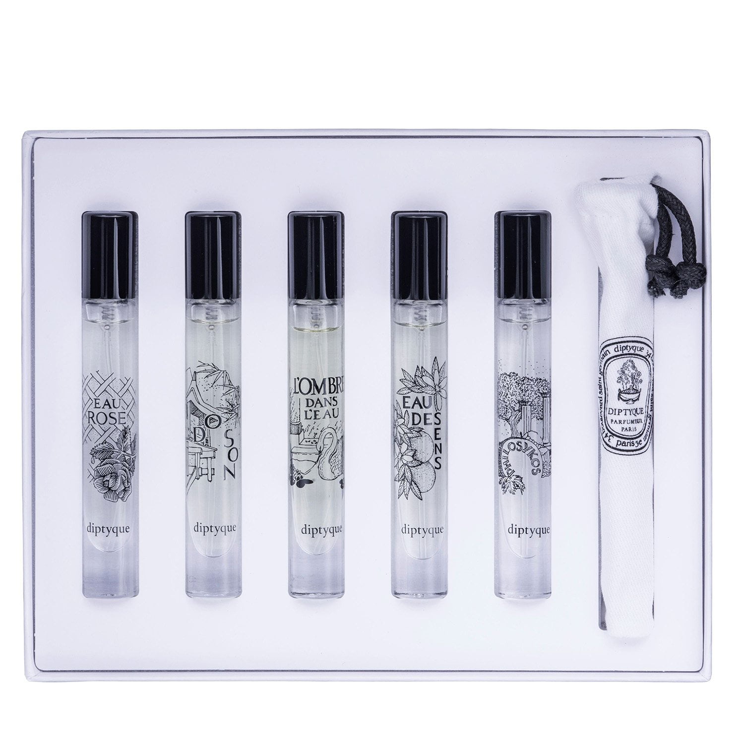 Diptyque Coffret Decouverte, Eau de Toilette 5 Piece Set