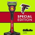 thumbnail image 4 of Gillette Labs Official Falcons Licensed Men's Razor, Handle + 8 Cartridges, 4 of 10