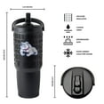 thumbnail image 3 of Logo Brands Tougaloo Bulldogs Stainless Steel Tumbler Set, 3 of 7