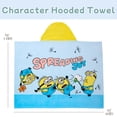 thumbnail image 5 of Kids Character 100% Cotton Hooded Towel With Hand Pockets, 5 of 8