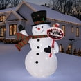 thumbnail interactive-video image 1 of Member's Mark 6' Pre-Lit Pop-Up Twinkling Snowman, 1 of 6