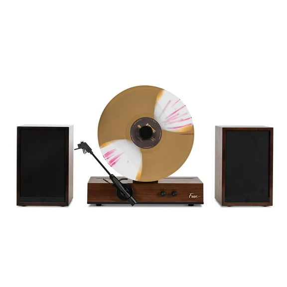 Fuse Audio GLD Vertical Record Player with Speakers