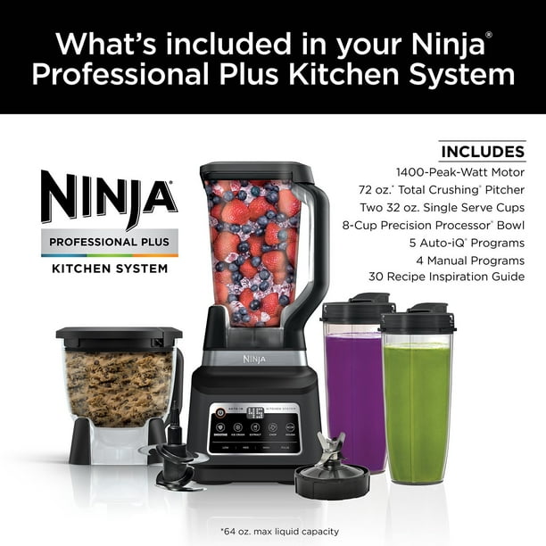 Ninja Professional Plus Kitchen System Blender and 8-Cup