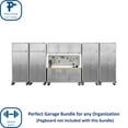 thumbnail image 2 of Seville Classics UltraHD 12-Piece Steel Garage Cabinet Storage Set with Rolling Workbench, 18 Feet Wide, 2 of 18