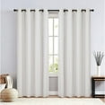 thumbnail image 1 of Sun Shield Bellamy Window Panel Curtains 100% Blackout Pair, 6' to 9' Length Options, 1 of 4
