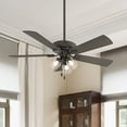 thumbnail image 3 of Hunter 52" Crestfield Indoor Ceiling Fan with LED Light and Pull Chain, 3 of 10