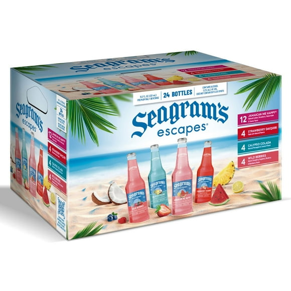 Seagram's Escapes Ready to Drink Variety Pack, 11.2 fl. oz. bottle, 24 pk.