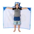 thumbnail image 3 of Kids Character 100% Cotton Hooded Towel With Hand Pockets, 3 of 9