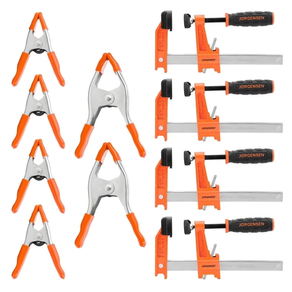 Jorgensen Bar Clamp & Pony Spring Clamp Combo Set