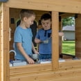 thumbnail image 7 of Backyard Discovery Mystic Cedar Wooden Kids Playhouse, 7 of 12