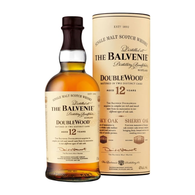 The Balvenie Aged 12 Years DoubleWood Scotch Whisky, 750 ml