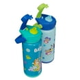 thumbnail image 3 of Zak Designs 20-oz. Stainless Steel Double Wall Beacon Straw Bottle for Kids, 2 pack, Choose Character, 3 of 7
