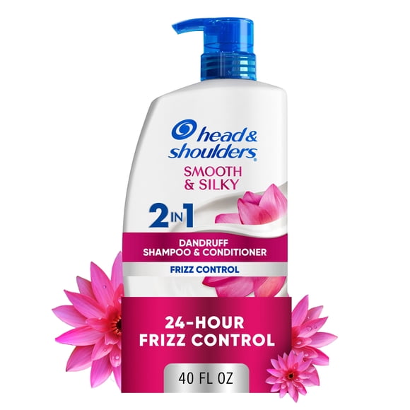 Head & Shoulders 2N1 Smooth & Silky Shampoo and Conditioner, 40 fl. oz.