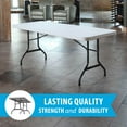 thumbnail image 3 of Lifetime 6' Commercial Grade Stacking Folding Table, 4 Pack, 3 of 12