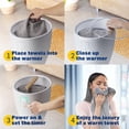 thumbnail image 2 of Live Fine Towel Warmer, Large Bucket Style Towel Heater with LED Display, Adjustable Timer, & More!, 2 of 6