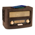 thumbnail image 1 of Fuse Audio Vintage Bluetooth Radio with Wireless Charger, 1 of 10