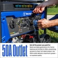 thumbnail image 7 of 13500/10500- Watt Westinghouse Tri-Fuel Portable Generator with CO Sensor + Remote Electric Start / Propane Hose, 7 of 15