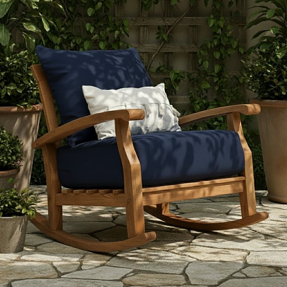 Cambridge Casual Sonoma Teak Deep Seating Rocker