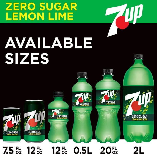 7UP Zero Sugar Lemon Lime Soda 12 fl. oz., 24 pk. - Samsclub.com