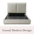 thumbnail image 4 of details by Becki Owens Harper Upholstered Bed Frame, Assorted Colors & Sizes, 4 of 15