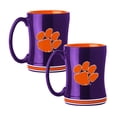 thumbnail image 1 of Logo Brands Clemson Tigers 14oz Relief Mug Set, 1 of 5