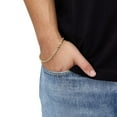 thumbnail image 5 of Heavy Hollow Rope Chain Bracelet in 14K Gold, 5 of 9