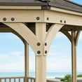 thumbnail image 5 of Yardistry 12' Meridian Octagon Gazebo, 5 of 7